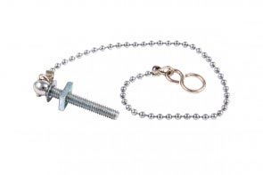 65510 chrome plated ball chain stay 10