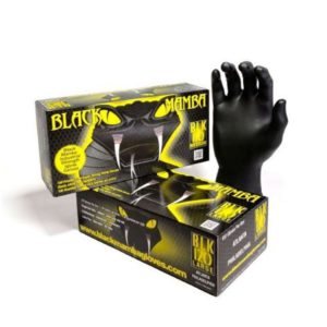 Bmambal black mamba gloves large 100 per box