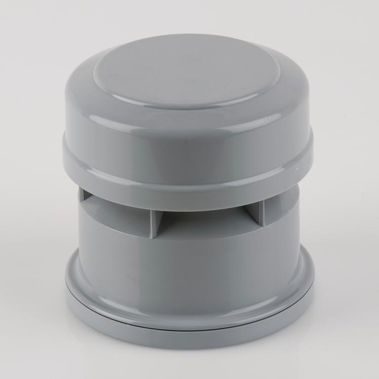 Brett Martin 110mm/82.4mm Air Admittance Valve (For Internal Use Only) Grey Active Plumbing