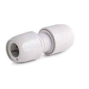 Hd115w hep20 plastic push fit 15mm straight connector