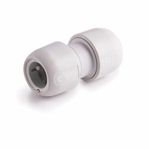 Hd128w hep20 plastic push fit 28mm straight connector