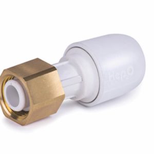 Hd25a15w hep20 plastic push fit 15mm x 12 tap connector