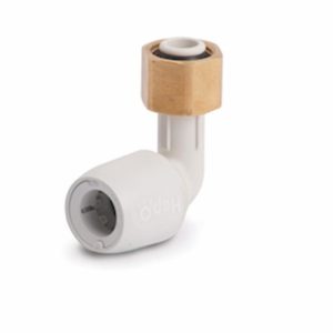 Hd2715w hep20 plastic push fit 15mm x 12 bent tap connector