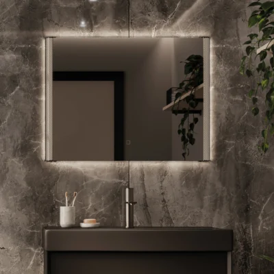 Hib mirror 4 (arcane illuminated frame bathroom mirror)