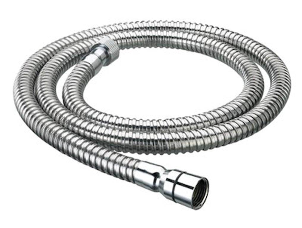 Hos125cn01c bristan 125m cone to nut std bore shower hose chrome Hos125cn01c bristan 125m cone to nut std bore shower hose chrome
