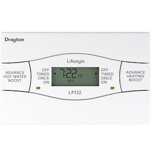 Lp722 drayton lp722 7 day central heating hot water programmer