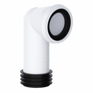 Mpw2 bent wc pan connector white