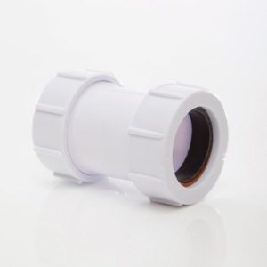 Ps40w polypipe 40mm compression waste straight connector