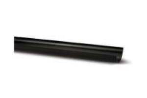 Rr101b polypipe 112mm x 4mt hr gutter blk 590445