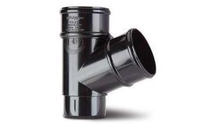 Rr129b polypipe 68mm x1125dg round dp branch blk