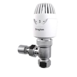 Rt2121510 drayton acl radiator valve with pipe reducers 8mm 10mm 15mm