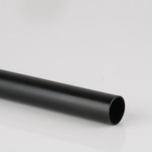 W3010b brett martin 50mm x 3m mupvc black waste pipe