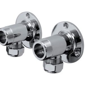 Wmnt4c bristan surface mounted pipework fittings chrome plated