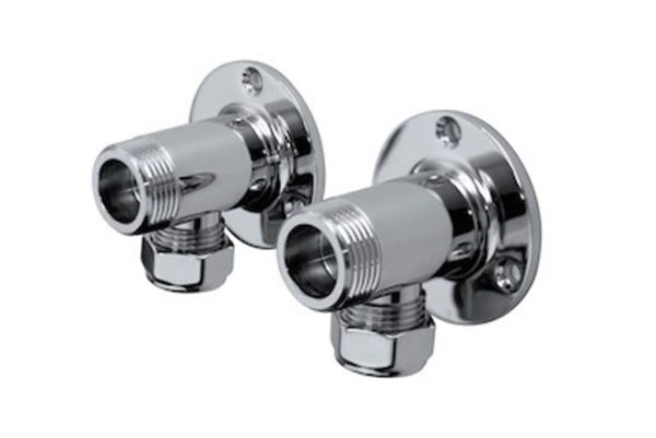 Wmnt4c bristan surface mounted pipework fittings chrome plated