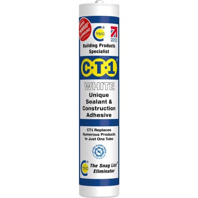 Ct1white ct1 sealant and construction adhesive white 290ml Ct1white ct1 sealant and construction adhesive white 290ml